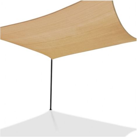 (Beige) Voile de soleil rectangulaire imperméable 2X3m Store protection UV Jardin extérieur Terrasse balcon (1/5)
