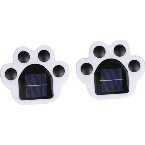 2pièces Lampe Solaire De Jardin Led Décoration Extérieur Luminaire Solaire