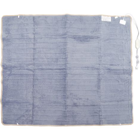 Couverture chauffante électrique 1,8 x 1,5 m pour la maison ou les dortoirs, chauffage électrique intelligent à température constante, surface en polaire douce pour la peau, norme européenne 220 V (1/5)