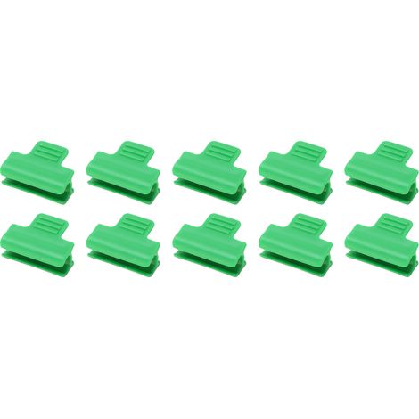 100 pinces de fixation pour abri de jardin, en plastique, robustes et polyvalentes, pour filet d'ombrage de serre, 11 mm / 0,43 po (1/5)