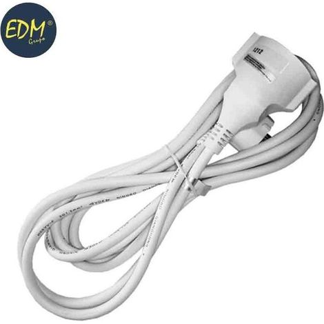 Tubo di prolunga 3x1,5 mm T/TL 2 m Bianco EDM