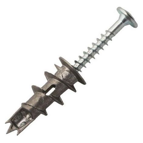Cheville autoperçeuse plâtre zamak vis TR (x200) (1/2)