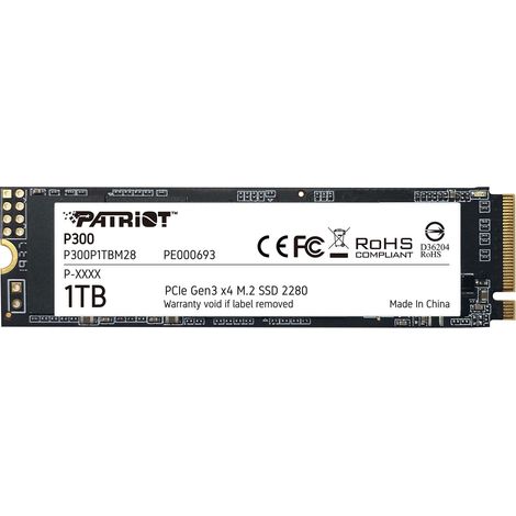 SSD Patriot Viper P300 M.2 PCI-Ex4 NVMe da 1 TB (1/4)