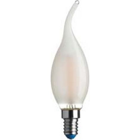 5BLISTER LAMPADA FILO LED FIAMMA STICK SATINATA E14 4.5w 2700K calda 470 lm 35x123h