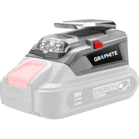 Adaptateur USB - Lampe torche LED Energy+, sans pile (1/5)