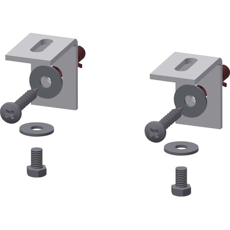 KWC AR Abzugssicherungs-Set, VARIUS,  Aluminium, weiß, 2030051369