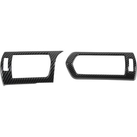 Couvercle de Garniture de Ventilation de Sortie en Fibre de Carbone, Décoration de Trame de Panneau ABS pour LC300 2023 avec Ruban Adhésif Double Face, Mise à Niveau (1/5)