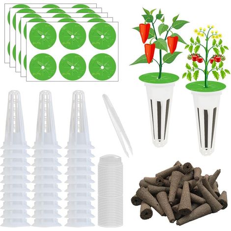 Kit de Dosettes de Graines pour Aerogarden, Kit de Culture Hydroponique(121 pièces) (1/5)