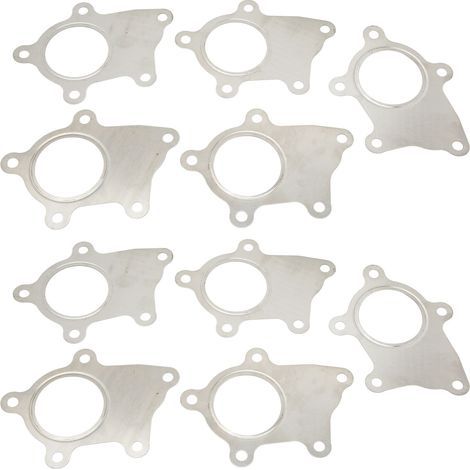 10 Pièces Joint de Collecteur Turbo Métal Acier Inoxydable Boulon Hybride Remplacement Pour T3/T4 T3 T04E (1/5)