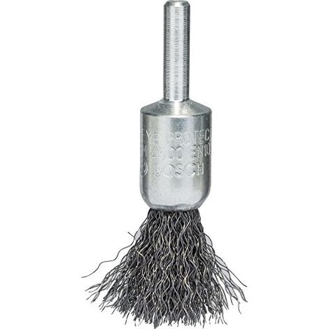 Bosch Accessories Spazzola a pennello - filo ondulato - 15 mm, 0,2 mm Ø gambo 6 mm 2608622114 1 pz. (1/3)
