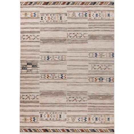 Tapis Tissé Imprimé Ethnique "Jaka" Multicolore 160 x 230 cm (1/5)