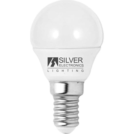Ampoule LED ECO Sphérique, Puissance: 5W, Culot : E14, Volts : 230V, Classe énergétique: A+, Température de couleur: 4000k - Lumière extractible - Lumière chaude