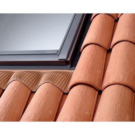 Raccord Ocre jaune VELUX 55x78 cm pour tuile inférieure à 120mm - EDW CK02 0700C1 (1/2)