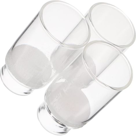 Lot de 3 Creusets en Verre Borosilicaté de 30 Ml avec Fond Fritté pour Filtration à Haute Température, Creusets Transparents Réutilisables Adaptés aux Réactions Chimiques (1/5)