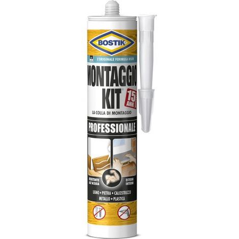 BOSTIK CARTUCCIAMONTAGGIO KITPROFESS 350GR PZ 1,0