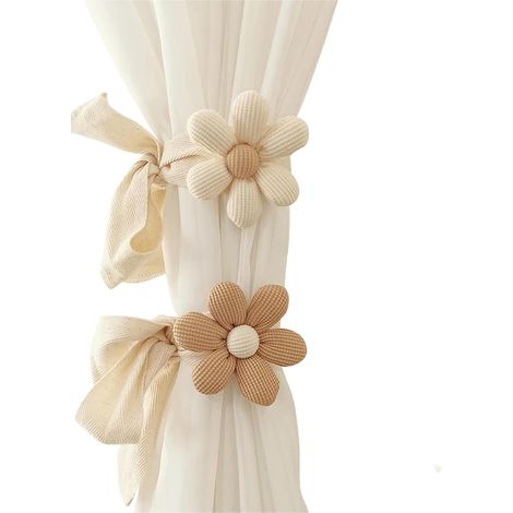 Juego de 2 cuerdas para cortinas, cuerdas decorativas para cortinas para oficina en casa, accesorios para cortinas (1/5)