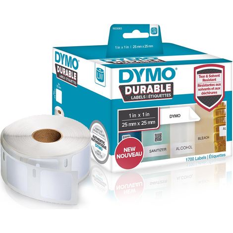 DYMO LW - LW Durable Labels - 25 x 25 mm - 1933083 Weiß Selbstklebendes Druckeretikett (1/4)