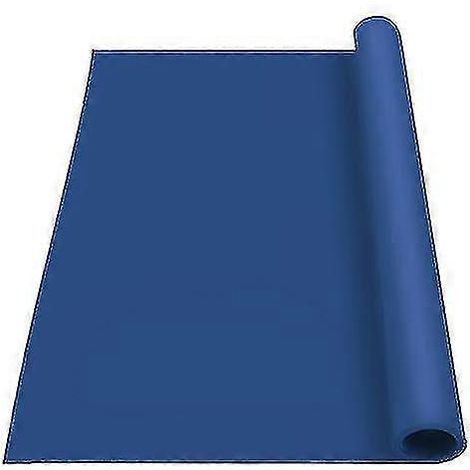Tapis de cuisine extra large en silicone résistant à la chaleur et imperméable antidérapant pour plans de travail et loisirs créatifs 30 x 50 cm Bleu (1/5)