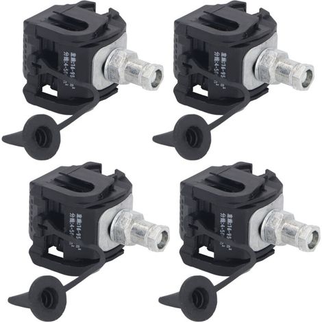 High and Low Voltage Cable Splitter, Tin-Plated Clamp, Practical for Active Circuits and Overhead Services, 5 Units (JJC-3) (1/5)