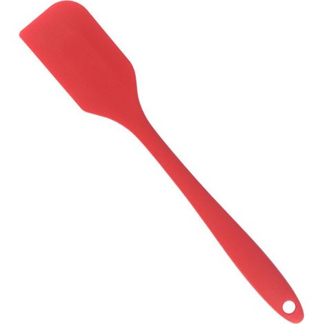 Spatola in silicone resistente al calore (315 °C), flessibile e delicata sulle pentole, facile da pulire con una sola passata, versatile per cucinare e mescolare, blu-verde (1/5)