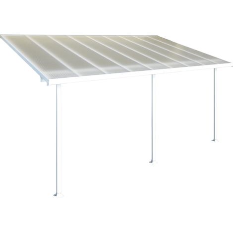 Chalet & Jardin – Abri de terrasse aluminium Feria 295x546x305 cm – Résistant aux UV – Charge neige 150kg/m² – Installation flexible et rapide (1/5)
