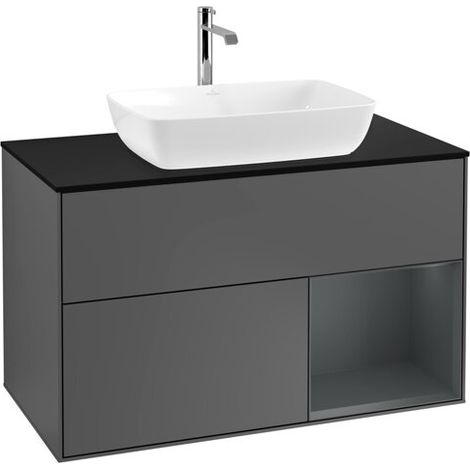 Villeroy & Boch F782HGGK Armoire sous lavabo Finion F78 (1/2)
