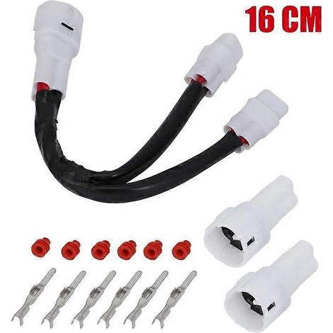 Kit sdoppiatore per presa di corrente per moto Yamaha Tenere 700 Super Tenere, che consente il collegamento a caricatore USB, GPS, luci ausiliarie e manopole riscaldate. (1/5)