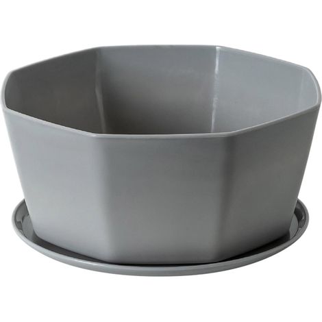 Vaso per piante grasse da 5 pollici con fori di drenaggio, vaso rotondo poco profondo con vassoio, adatto per piante da interno, resistente e leggero (nessuna valutazione ancora). (1/4)