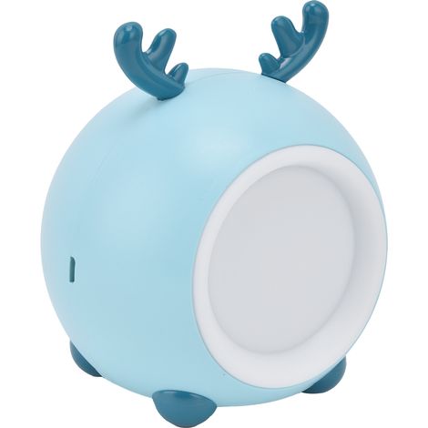 Lampe de chevet pour animaux mignonne, portable, luminosité réglable, protection des yeux, 3 températures de couleur, veilleuse bleue (1/5)