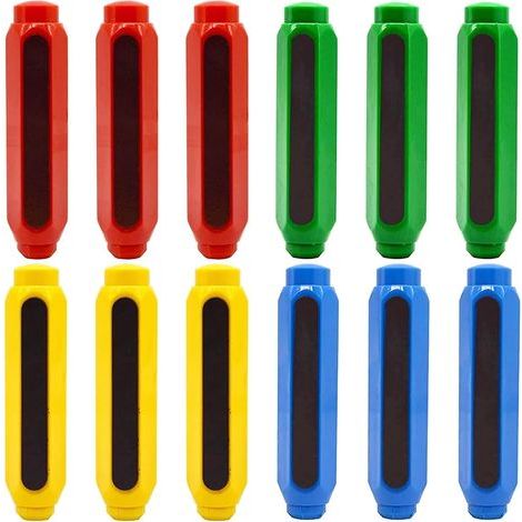 2 pièces porte-craie en plastique réglable coloré porte-craie coloré porte-craie pour enfants enseignant maison bureau école, (1/5)