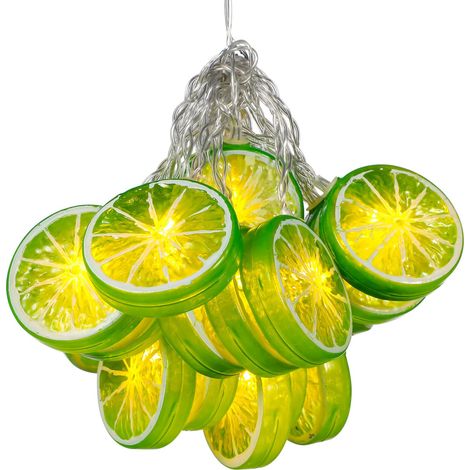 Guirlande lumineuse de 3 m avec 20 LED alimentées par piles pour terrasse, clôture, balcon, camping – Piles non incluses (1/5)