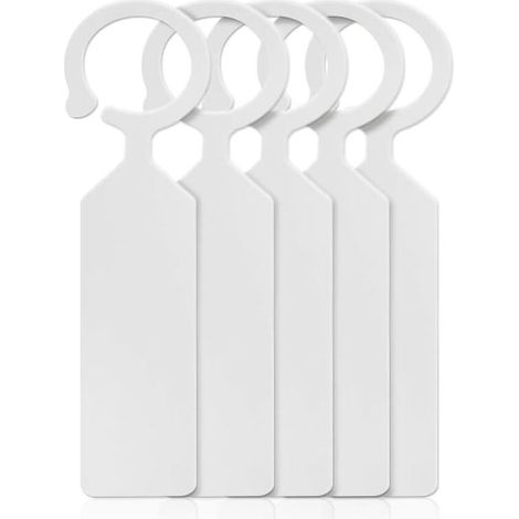100 pcs Plante Arbre étiquettes en Plastique épais marqueurs Pendaison Jardin étiquettes pour Jardinier Blanc (1/3)