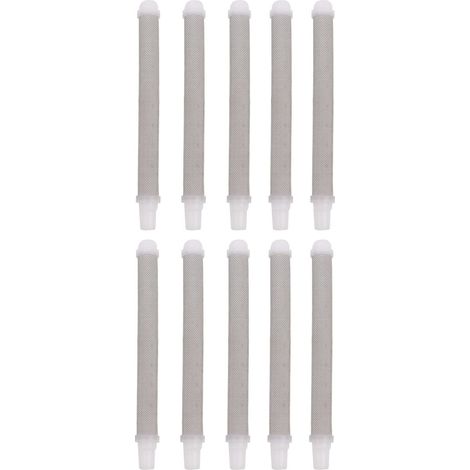 MINKUROW, 10 Piezas, Elementos De Filtro De Pistola Pulverizadora Sin Aire, 60 Mallas, Accesorios De Boquilla Pulverizadora De Pintura Sin Aire Para Pistola Pulverizadora De Pintura Sin Aire Wagner (1/5)