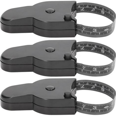 3 Pcs Mètre de Couture Mini Portable Précision en cm et pouces pour Mesures de Taille et Tour de Taille (1/5)