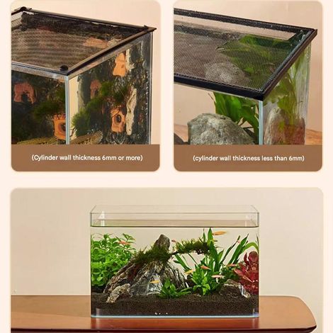 Coperchio per acquario in rete anti-salto con protezione magnetica 40x25 cm - ALTRO (1/4)