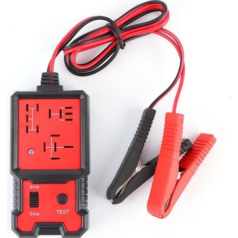 Automotive Relay Tester, Professional 12V Electronic Relay Tester Auto Diagnostic Tool, ABS Car Battery Checker (1/5)