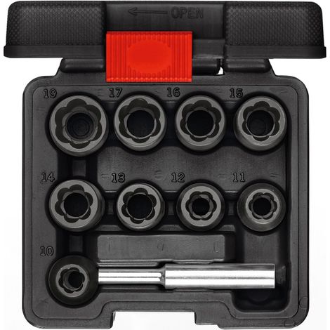 Gedore RED Juego de extractores 1/2 10 piezas rojo (1/3)