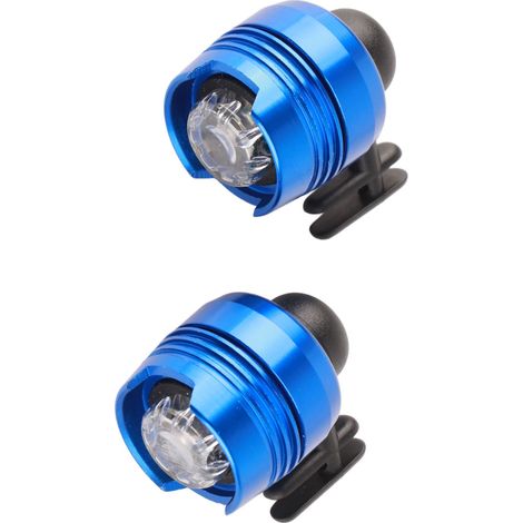 Set aus 2 Stirnlampen für Schuhe, 3 Beleuchtungsmodi, wasserdicht nach IPX5, aus leichter Aluminiumlegierung. (1/5)