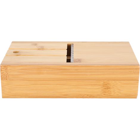 Coupe-savon en bambou réglable, outil de rabotage, fournitures pour la fabrication de savon artisanal avec tiroir (1/5)