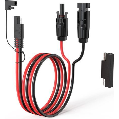 Solar Connector, 10AWG 7.5m Cable, SAE Adapter, Polarity Reversing, Solar Panel, Vehicle (1/5)