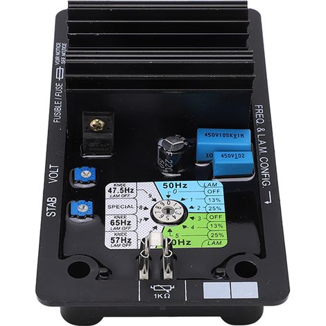 Generator-Spannungsregler, einphasig, 2-adrig, AVR-Platine für Shunt 85–139 V (1/5)