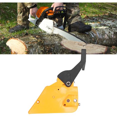 Ensemble de Poignée pour Tronçonneuse Compatible avec Modèles 350 370 390 420 avec Déflecteur - KZQ (1/2)