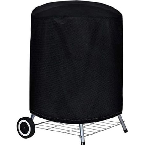 1 pcs Housse Barbecue Exterieurs Sphérique Noire Imperméable Bache de Protection Exterieur Résistante aux Intempéries Housses Table de Jardin Housse Plancha Housse Salon de Jardin Exterieur (1/5)