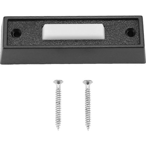 bouton de sonnette filaire avec lumière LED, remplacement de sonnette noire (1/5)