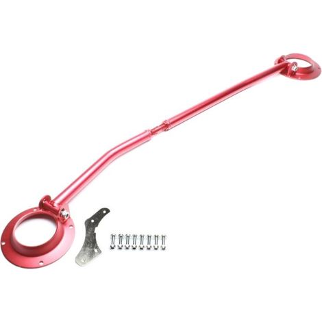 Barre anti rapprochement Alu Rouge avant VW Jetta 2 Type 19E 1985 a 1988-32934426