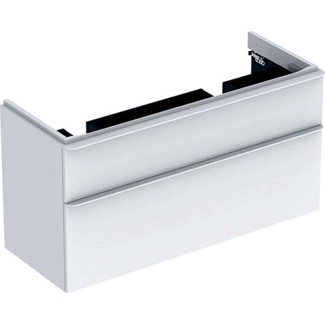 Geberit Smyle Mueble de lavabo cuadrado para lavabo doble, (1/3)