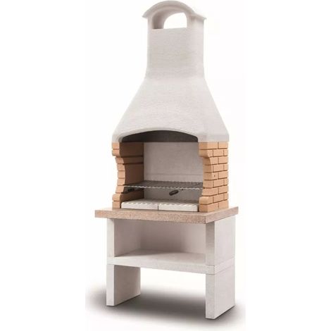 cucina da esterno modulare palazzetti "ariel grill" in cemento 90x70x238 cm