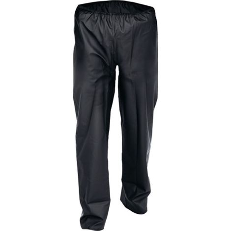 ASATEX pantaloni antipioggia in PU elasticizzati neri taglia XXXL - PULC/XXXL/10 (1/4)