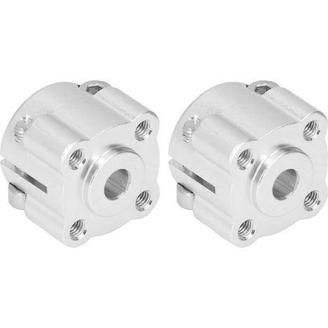 2-teiliges Klemmring-Set, doppelt geteilt, 1/4 Zoll Rundloch, Aluminiumlegierung, für Wellenklemmung