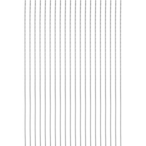 20pcs Foret Hélicoïdal Extra Longue Perceuse Mèches, 0,7mm HSS Perceuse Mèche avec Haute-Vitesse Acier Droit Tige 120mm Longueur pour Métal Boiserie Plastique Aluminium Alliage (1/5)